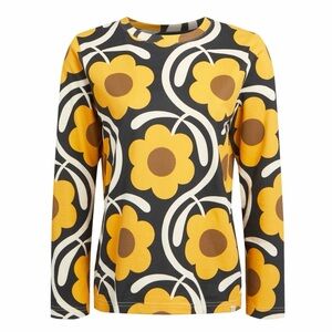 Orla Kiely long sleeve tshirt in apple blossom